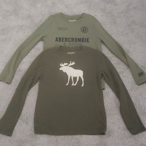 Boys Abercrombie long sleeve t shirts